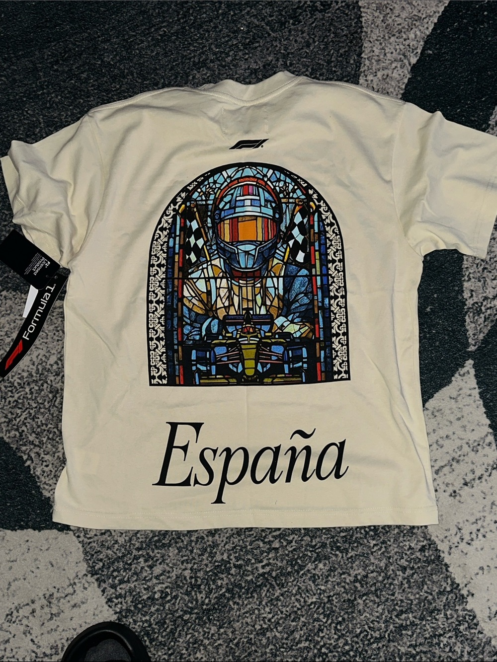 PacSun España Cream Graphic Short-Sleeve Shirt